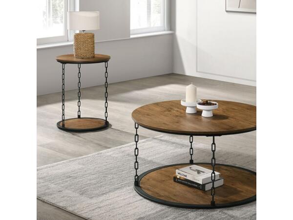 Ophira 3 Pc. Table Set Table Sets Brown