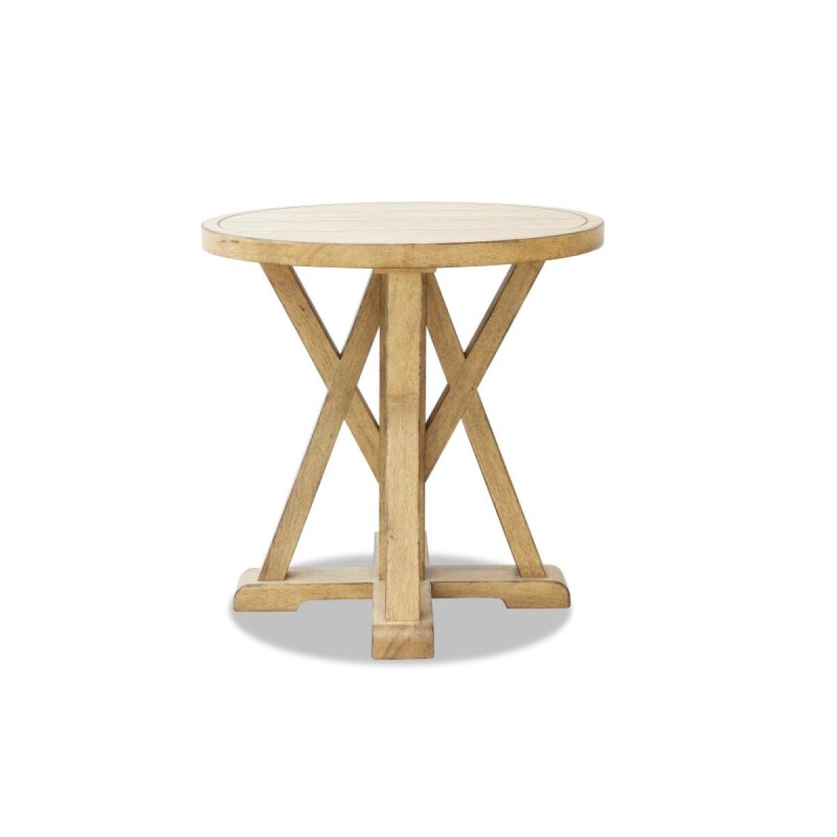 Round End Table End tables Brown 5