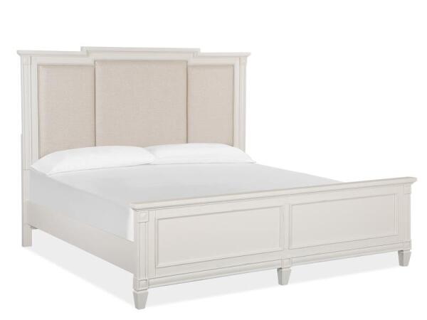 Willowbrook Complete Cal.King Panel Bed w/Upholstered Headboard Beds Beds 9