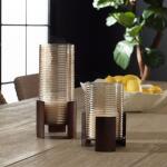 Fluted Fire Candleholders, S/2 - Image 4