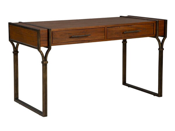 Dark Thorpe Desk Desks Brown