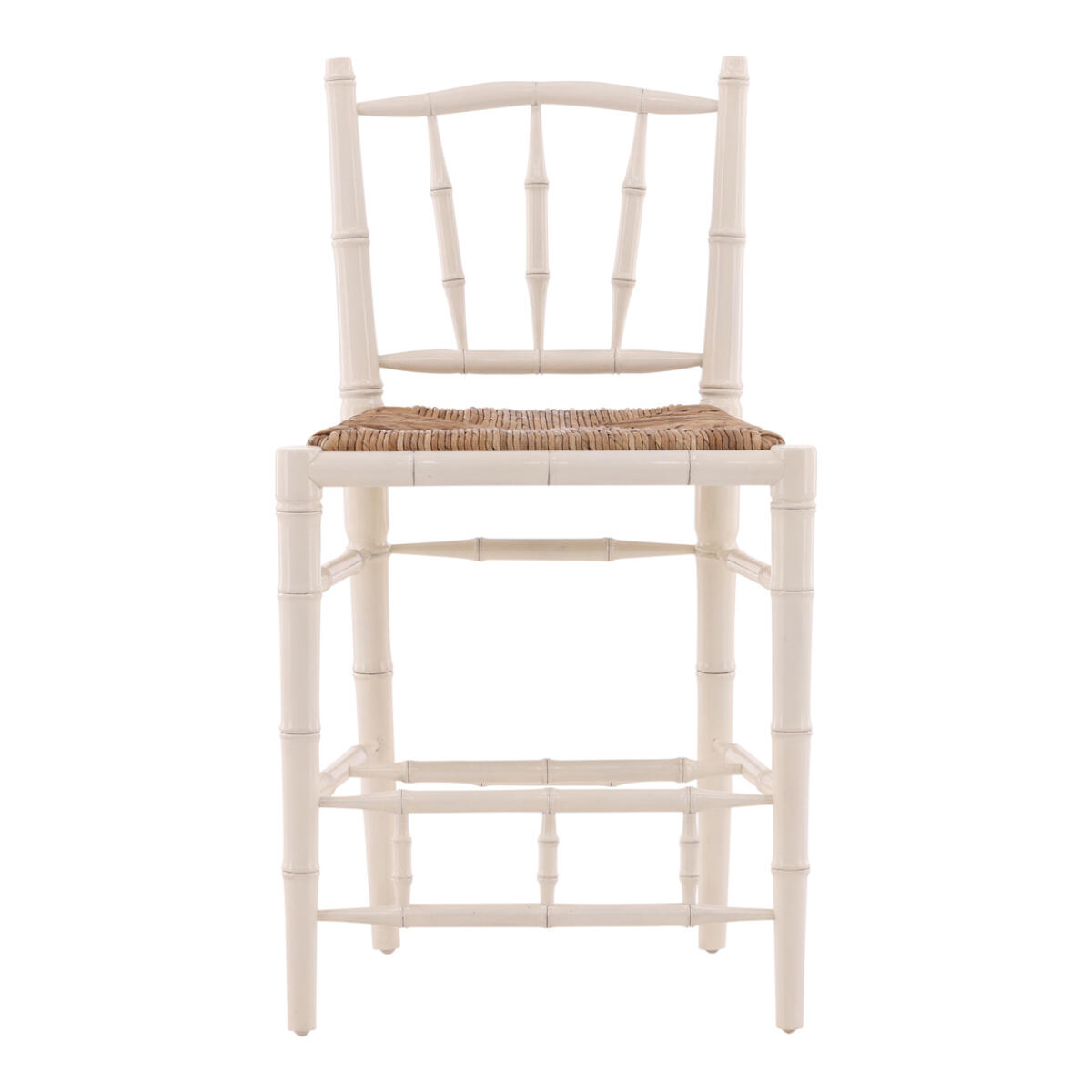 Cream Bamboo Counter Stool - Image 3