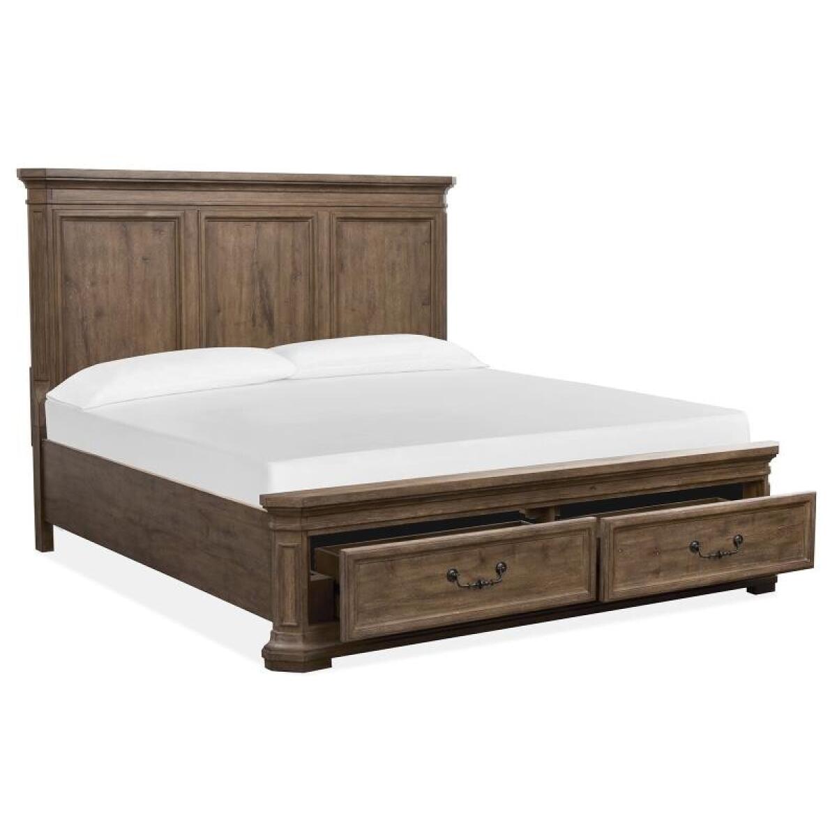 Adler Court Complete King Panel Storage Bed - Image 4