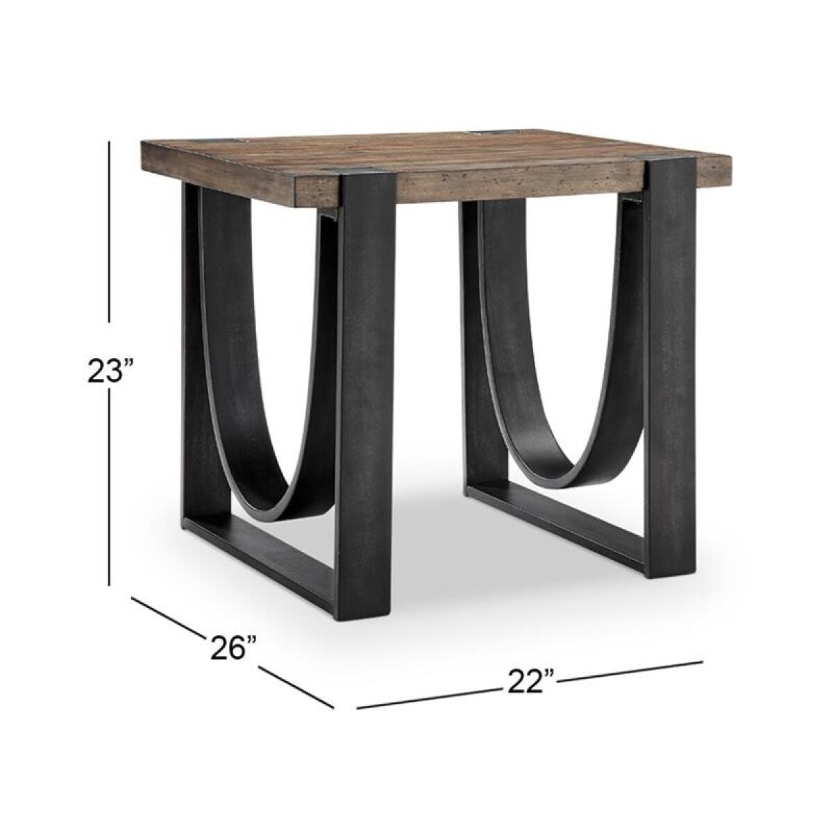 Bowden Rectangular End Table - Image 3