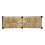 Black Reed Bench Chairs & Benches Black 12