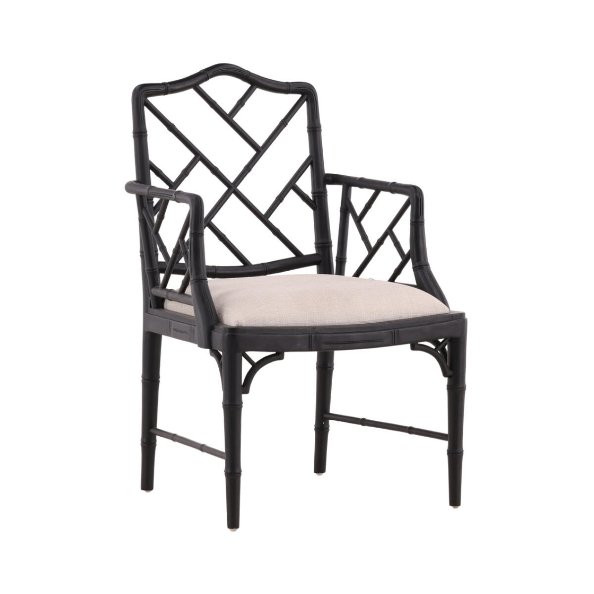 Black Sawyer Arm Chair Chairs Black 4