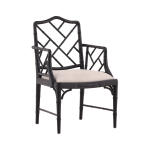 Black Sawyer Arm Chair Chairs Black 8