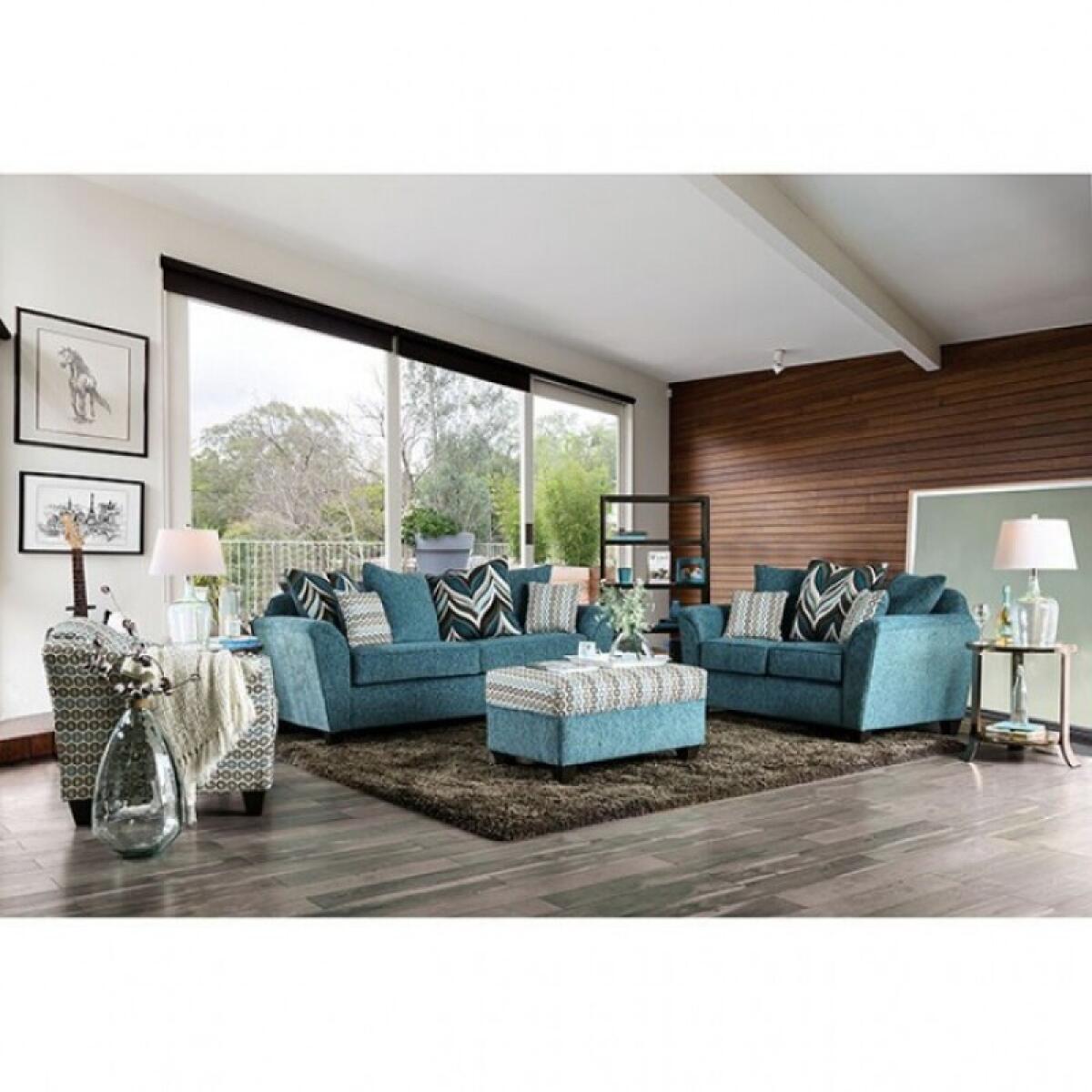 River Love Seat Loveseats Blue 5