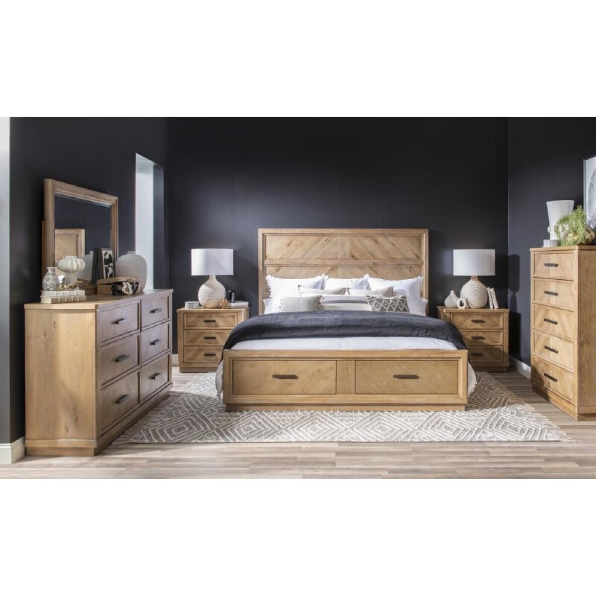 4380 Torrance BR Complete Queen Panel Storage Bed 5/0 - Image 5