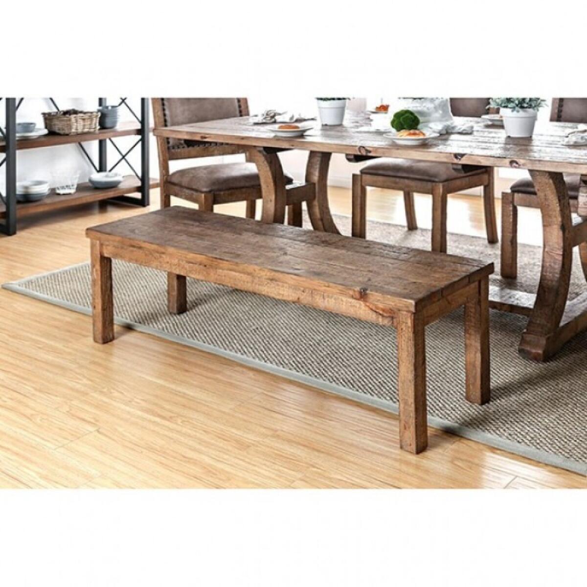Gianna Wooden Bench - Image 3
