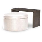 Swivel Ottoman On Casters - Image 5