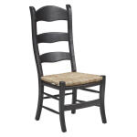 Crawford Ladderback Side Chair Chairs & Benches Black 6