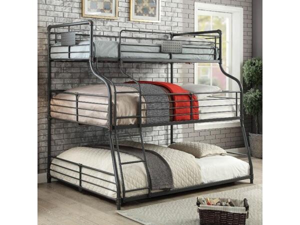 Olga Twin/Full/Queen Bunk Bed Youth Beds Antique Black