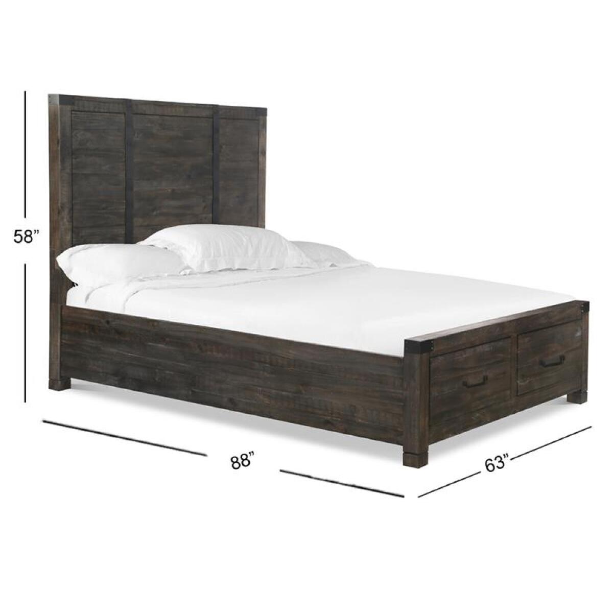 Abington Complete Queen Panel Storage Bed Beds Beds 6