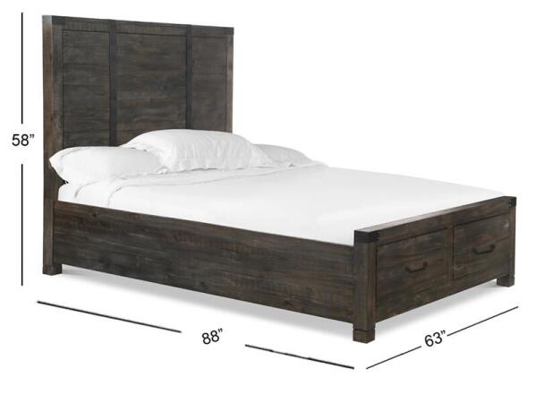 Abington Complete Queen Panel Storage Bed Beds Beds 10