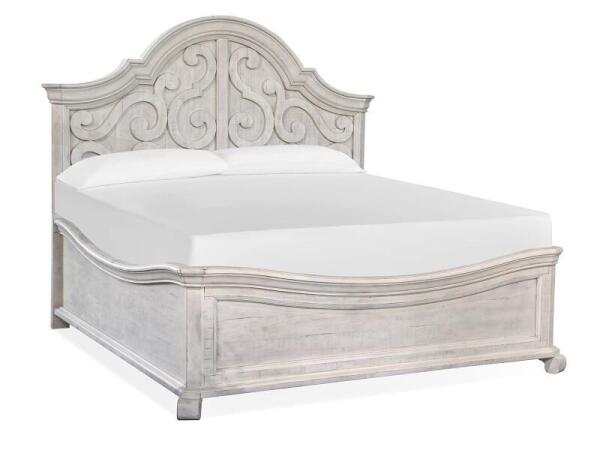 Bronwyn Complete King Shaped Panel Bed - Image 3