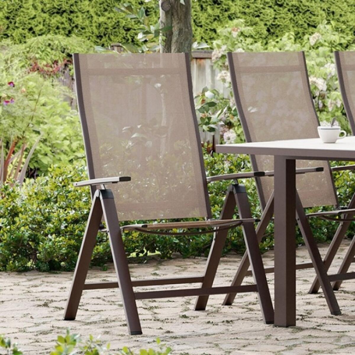 Monza Adjustable Chairs (2/CTN) Outdoor Chairs Brown 4