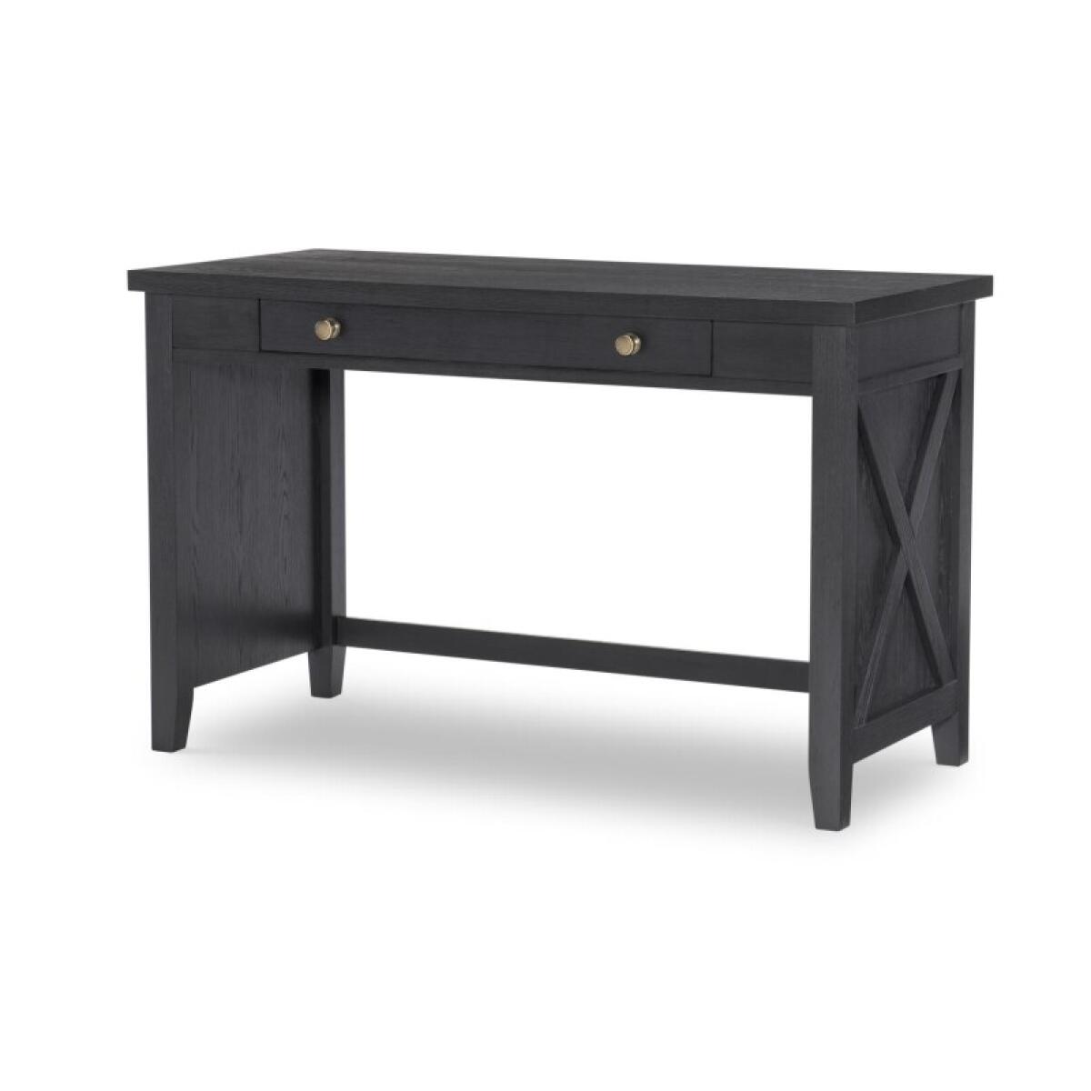 da00e30744af36071542a622a4ee4702 Desk Vanity Black Finish - Image 1