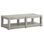 Burgess Rectangular Shelf Cocktail Table w/Casters