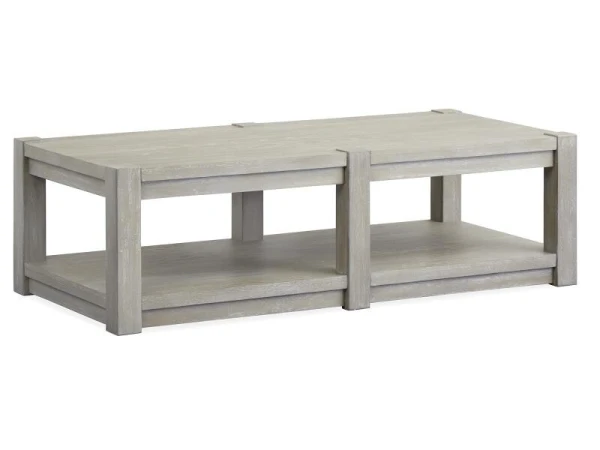 Burgess T5701-42 Rectangular Shelf Cocktail Table w/Casters