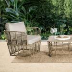 Kesi Patio Folding Bed Outdoor Chairs Furniture of America 2
