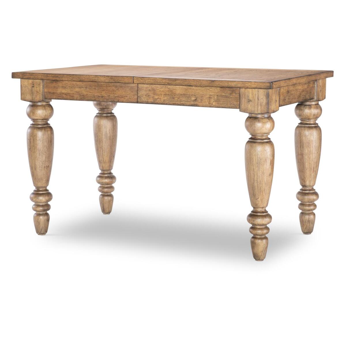 Chimney Leg Counter Height Table Dining Tables Barnwood Oak 4