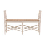 Cream Palm Bench - Image 3