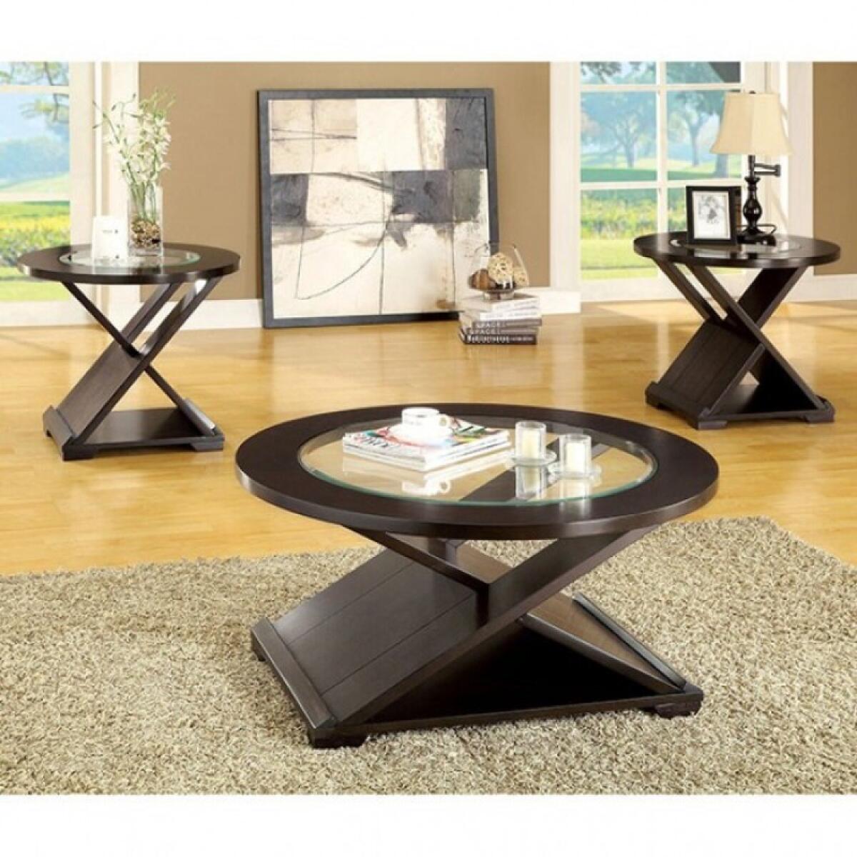 Orbe 3 Pc. Table Set Table Sets Brown 5