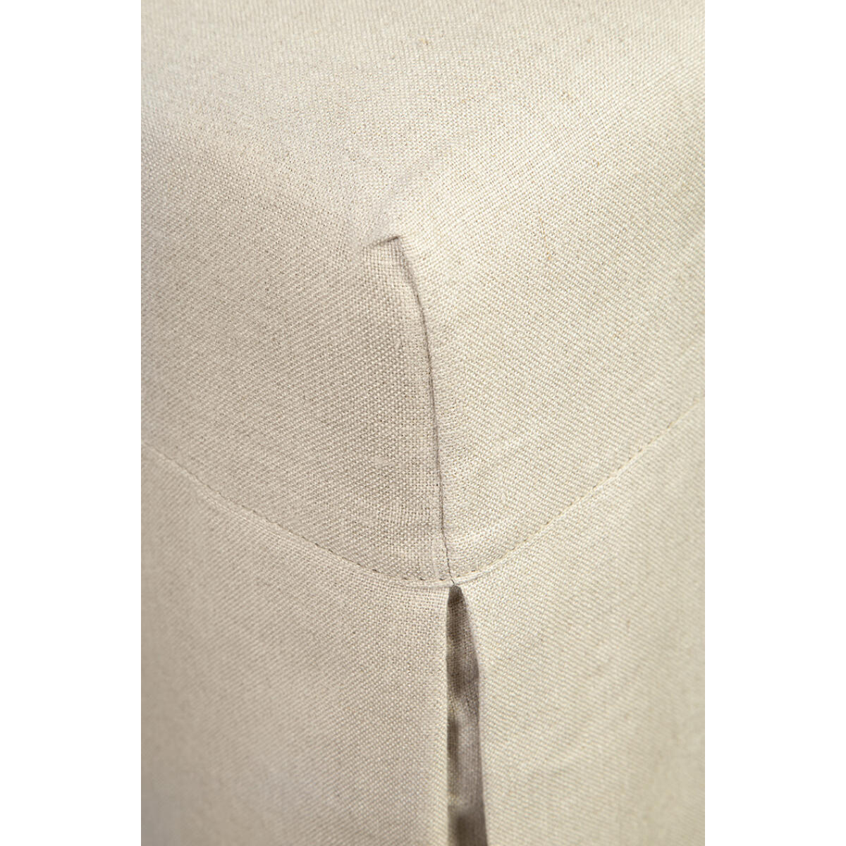 Linen Floor Length Slip Covered Parsons Chair - Image 5
