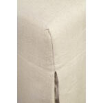 Linen Floor Length Slip Covered Parsons Chair - Image 5