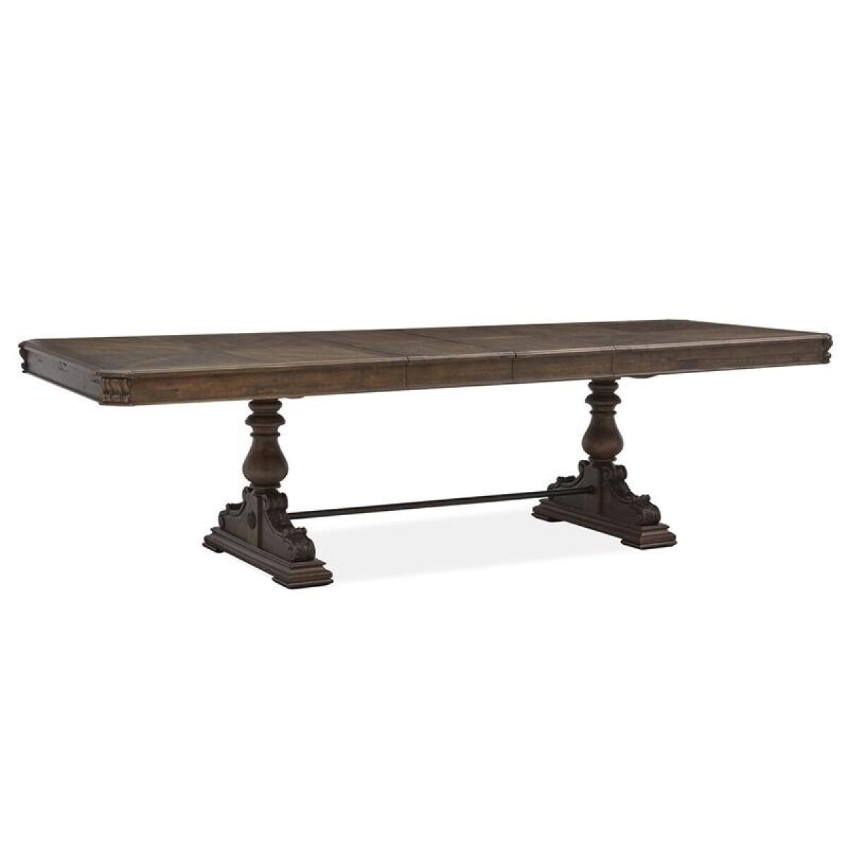 Durango Trestle Dining Table Dining Tables Brown 8