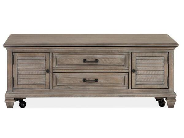 Lancaster Lift Top Storage Cocktail Table w/Casters - Image 9