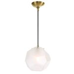 Geodesic, 1 Lt Pendant Lighting Bronze 23