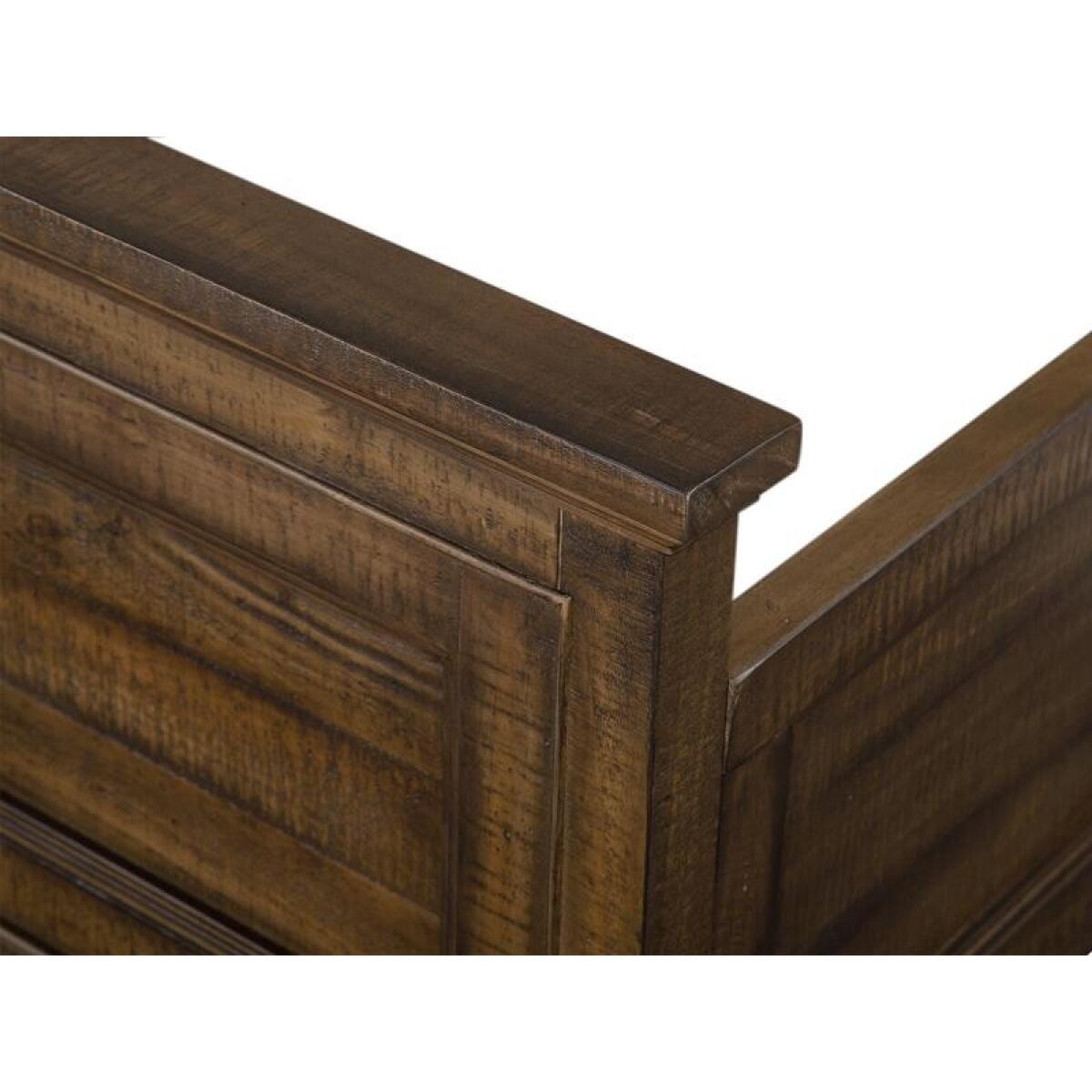 Bay Creek Complete Queen Panel Bed with Regular Rails Beds Beds 6