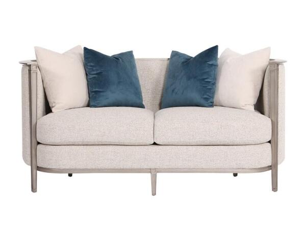 Rensick Cream Loveseat Loveseats Cream