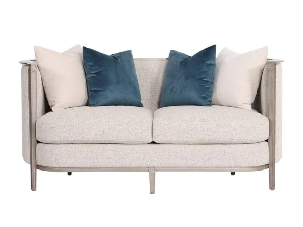 Rensick Cream Loveseat Loveseats Cream 7