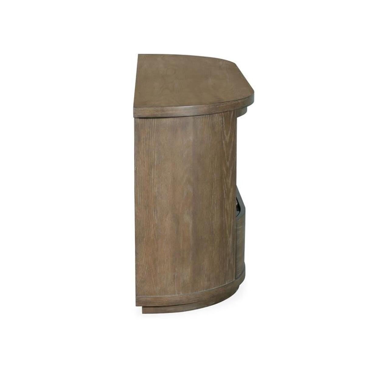 Bosley Lt. Brown Demilune Console - Image 6