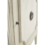 Linen & Beaded Front End Table End tables Cream 12