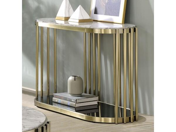 Ofelia Sofa Table Sofa Tables Antique Brass/Black