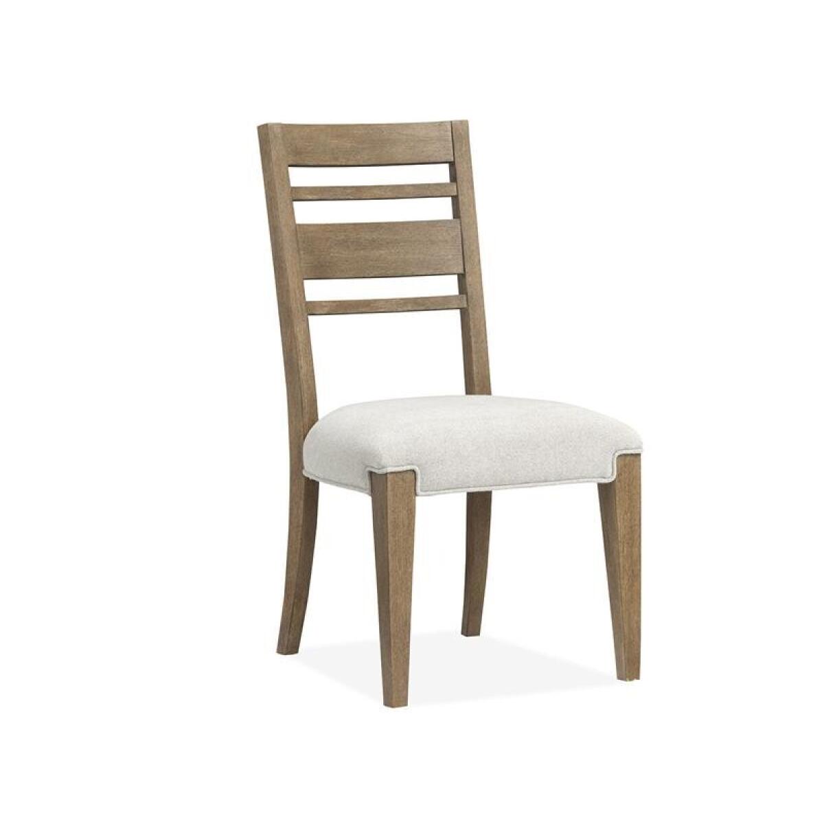 Plum Creek – LT. Brown Dining Side Chair w/Upholstered Seat (2/ctn) Chairs & Benches Chairs & Benches 4