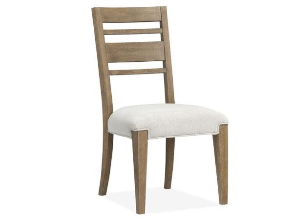 Plum Creek – LT. Brown Dining Side Chair w/Upholstered Seat (2/ctn) Chairs & Benches Chairs & Benches
