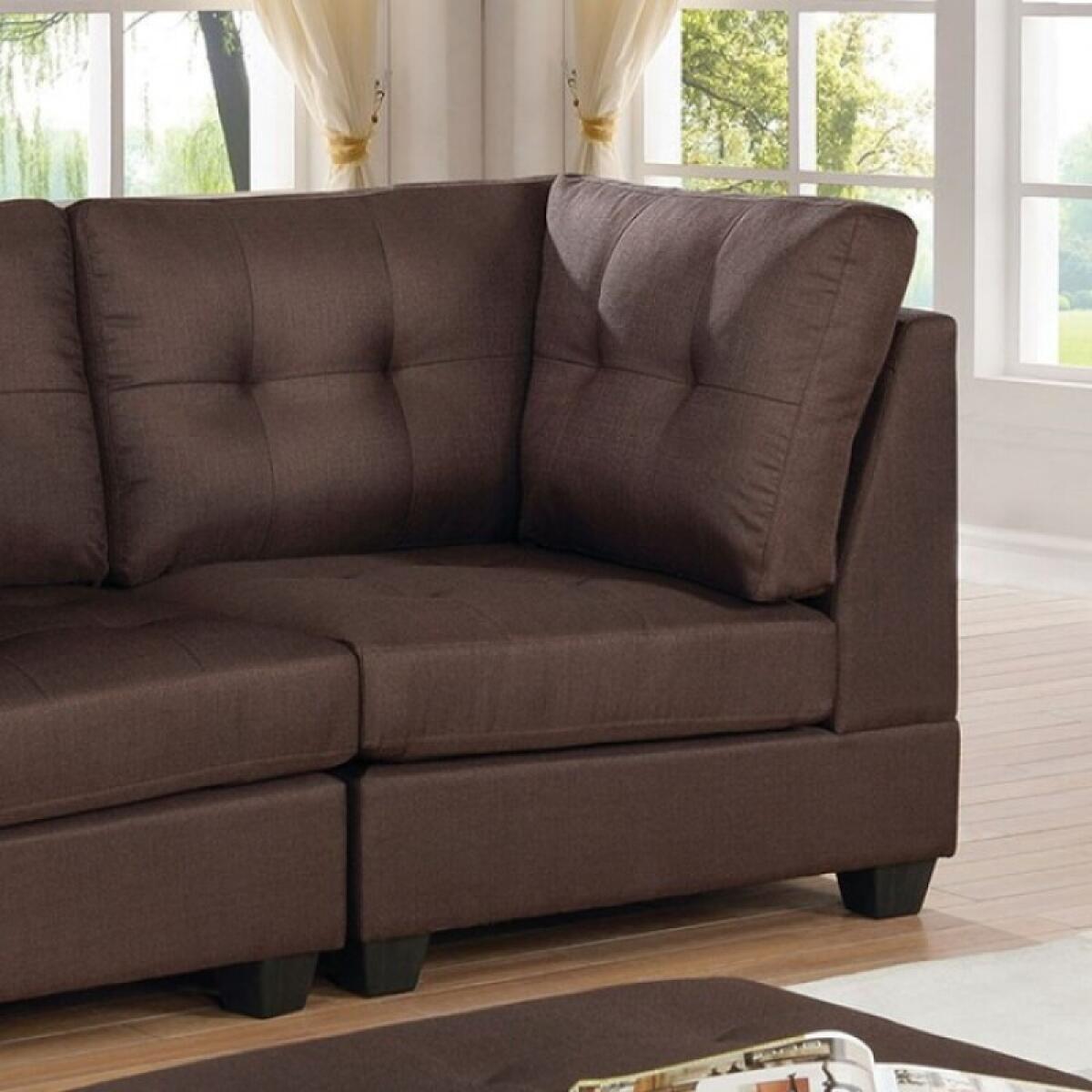 Pencoed Corner Chair Sectional Parts Brown 4