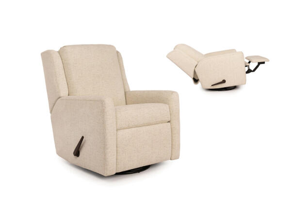 Motorized Swivel Glider Recliner 742-78 Recliners Cream