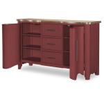 Door Chest 3 Drw Chests Barnwood Oak And Spiced Apple 12