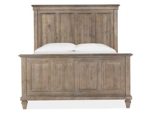 Lancaster B4352-54H Wood Queen Panel Bed Headboard KD