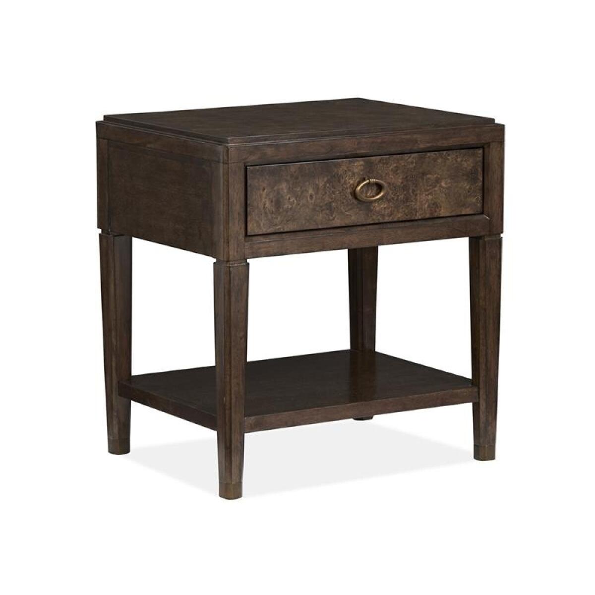Rowan Open Nightstand Nightstands Brown 6
