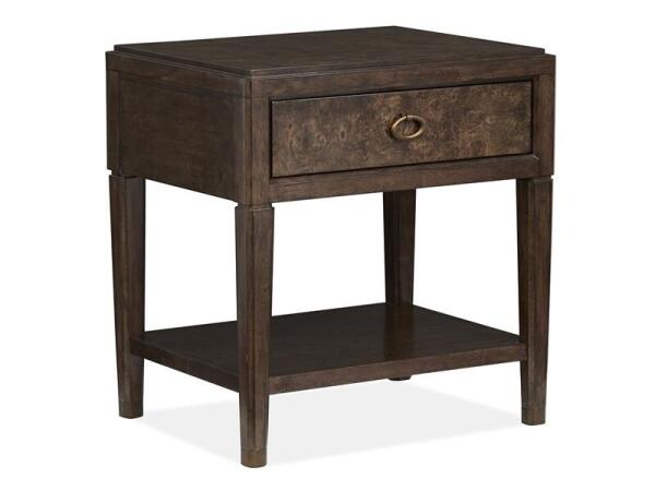 Rowan Open Nightstand Nightstands Brown 14