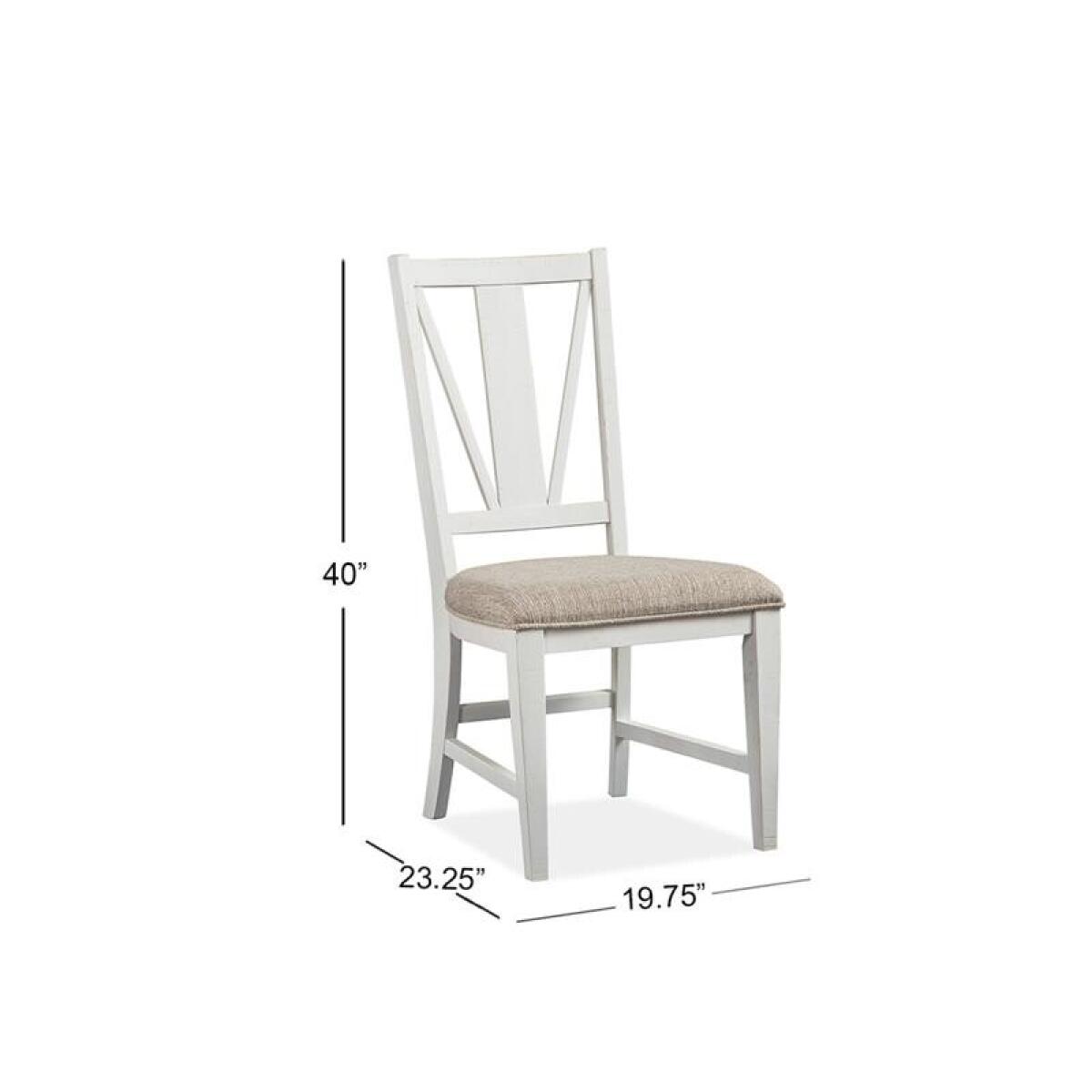 Heron D4400-62 Dining Side Chair w/Upholstered Seat (2/ctn) - Image 3