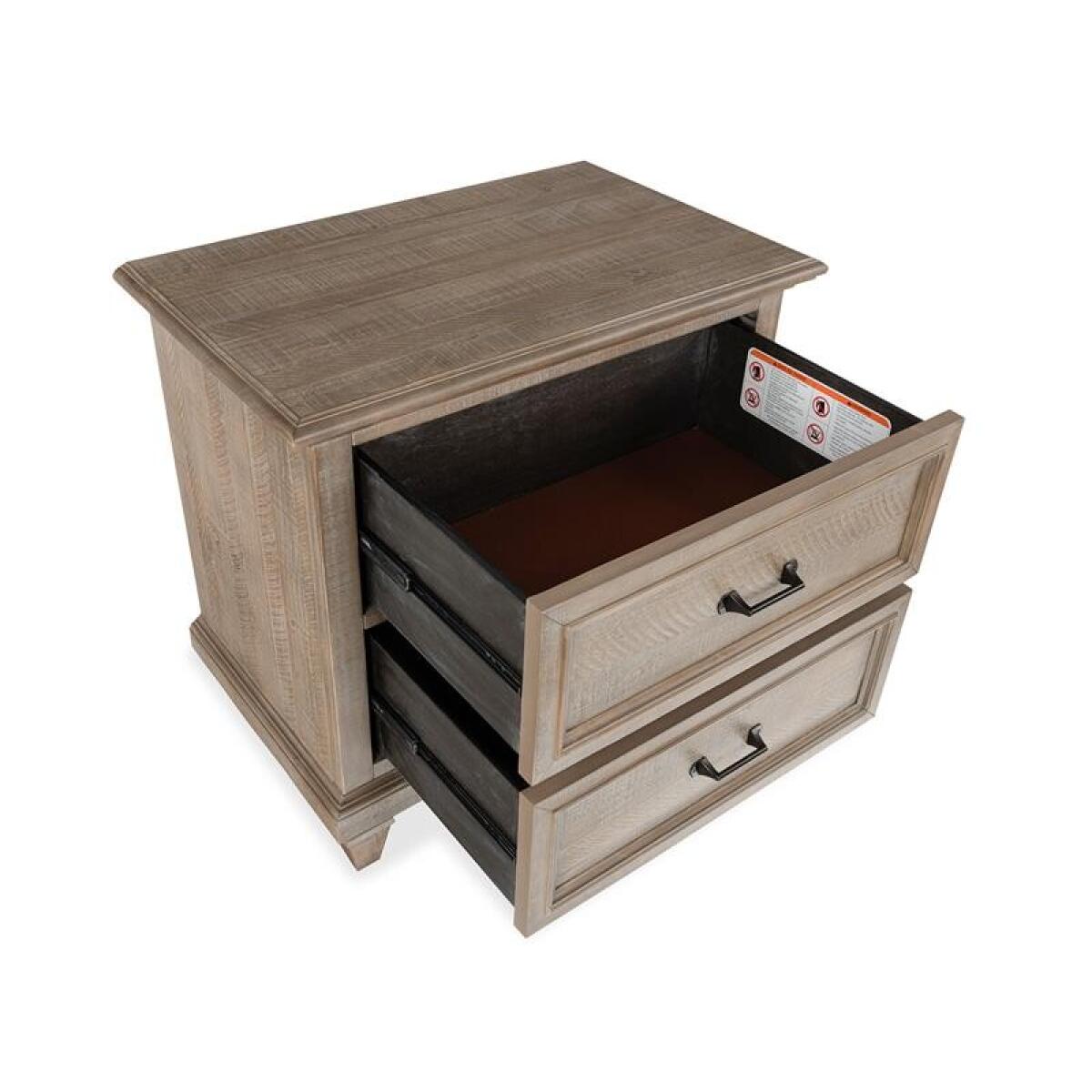 Lancaster Drawer Nightstand Nightstands Brown 10