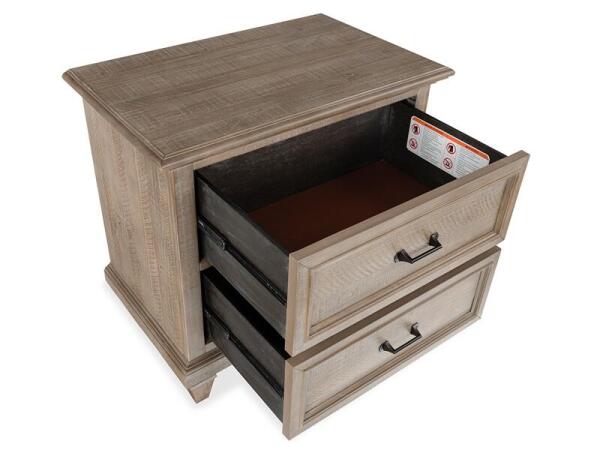 Lancaster Drawer Nightstand Nightstands Brown 21